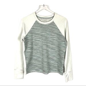 Athleta Snowscape Quilted Sweatshirt